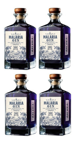 Malaria Gin 4 Botellas 700ml 0
