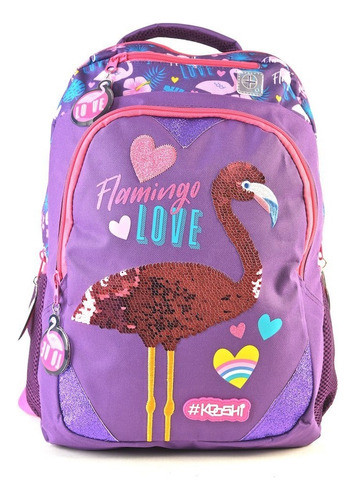 Mochila Kooshi Flamingo 43 Cm - Cod. 91335 0