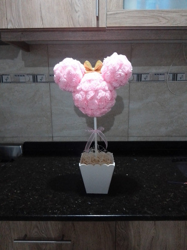 Centro De Mesa Cabeza De Minnie 0