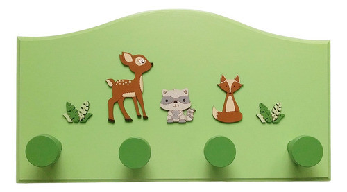 Perchero Infantil Bosque - Decoración Infantil 0