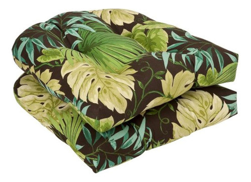 Almohadas Cojines De Asiento De Mimbre Tropical Interior / E 0