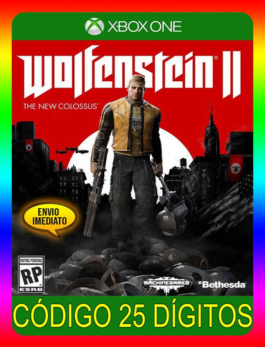 Wolfenstein 2 Colossus Xbox One - 25 Dígitos (envio Já) 0