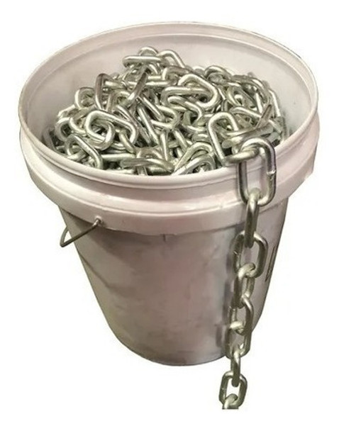 Cadena Galvanizada N°60 6mm X 10mts Balde Profesional 0