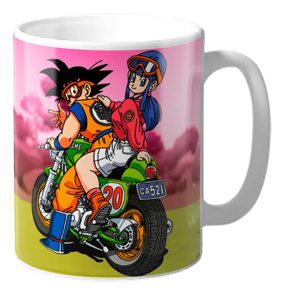 Taza De Cerámica Goku Burma Motociclista Dragon Ball 0 Taza De Cerámica Goku Burma Motociclista Dragon Ball 0