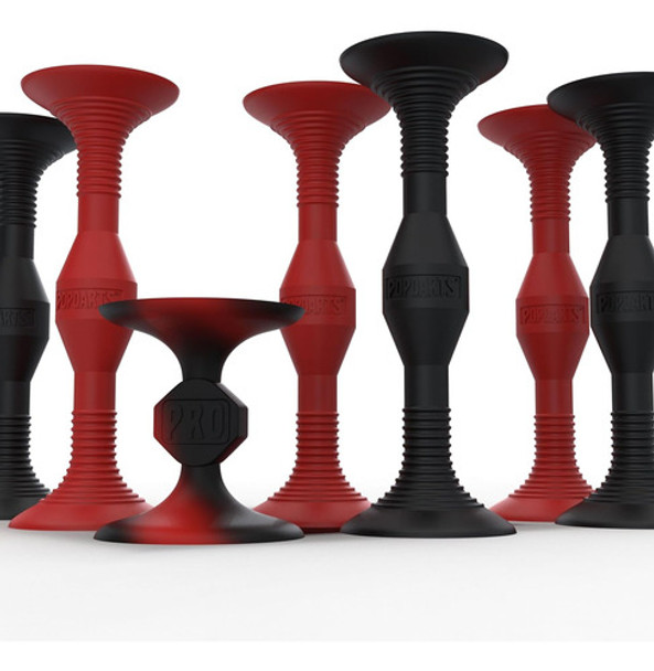 Popdarts Pro Pack Rojo Y Negro Con Tazas De Succión 0