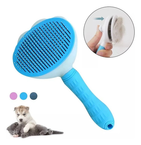 Cardina Cepillo Saca Pelo Mascota Perros Gatos 0