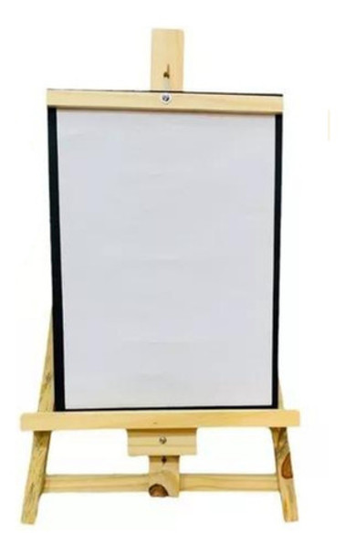 Atril Madera Pizarra 3 En 1 Infantil Niños 70cm Regulable 0