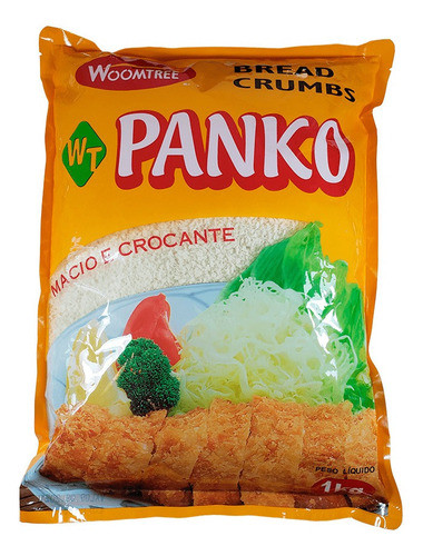 Panko Farinha Para Empanar Bread Crumbs Woomtree 1kg 0