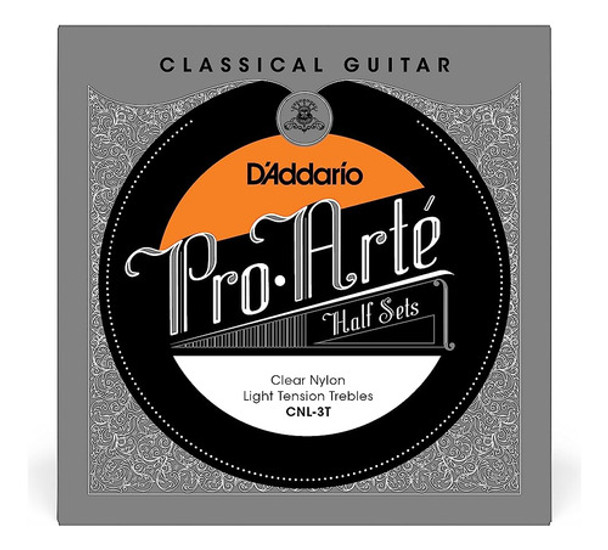 D'addario Cnl-3t Nylon Cuerdas De Guitarra Clásica, Ligeras 0