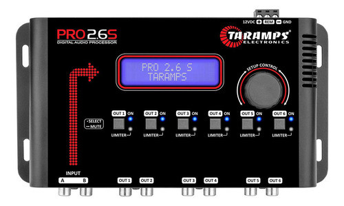 Ecualizador De Procesador De Audio Digital Taramps Pro 2.6 S 0