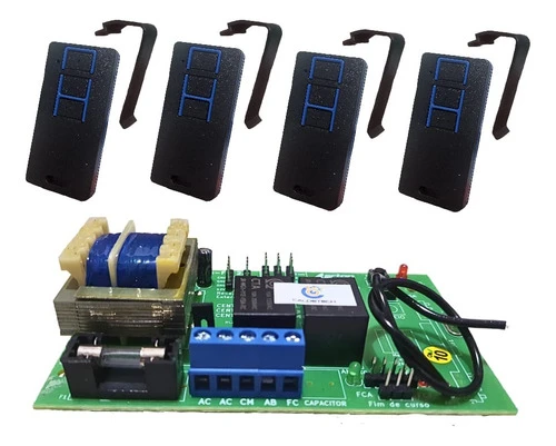 Placa Centra Acton Universal + 4 Controles - Compativel Ppa 0
