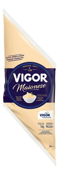 Maionese Sachê 1kg - Vigor 0