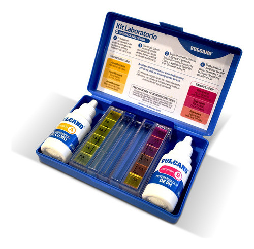 Test Kit Cloro Y Ph Para Piscinas Vulcano 0