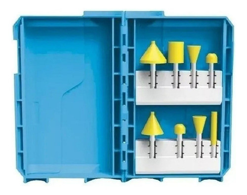 Juego Set Fresas Kit Router Tupi Portatil Madera Piezas 0