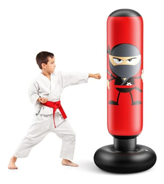 Inflatable Kids Punching Bag, Punching Bag Karate 0