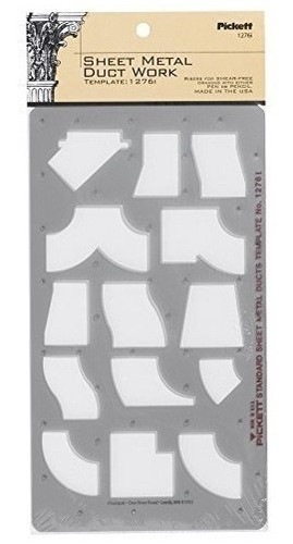 Pickett Sheet Metal Duct Work Template (1276i) Technical 0