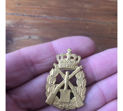 Insignia Boina Ejercito Dinamarca Suboficiales Ingenieros 0