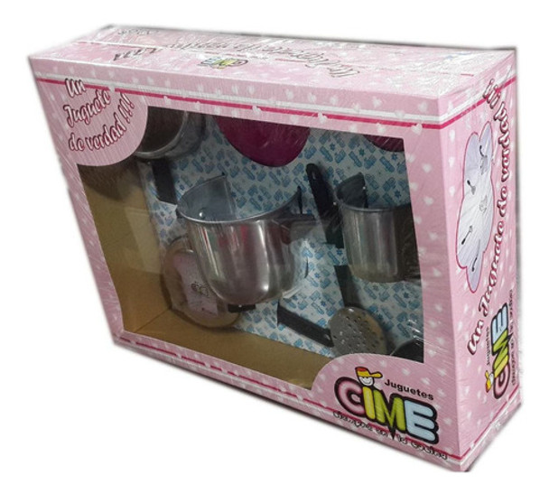 Juguete Cime Bateria De Cocina De Aluminio Set Olla Sarten- 0 Juguete Cime Bateria De Cocina De Aluminio Set Olla Sarten- 0