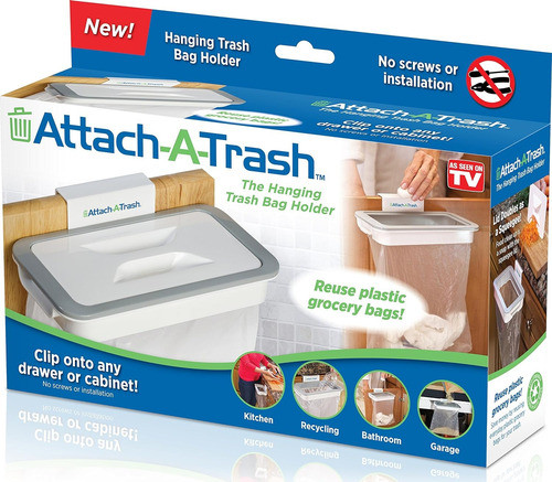 Basurero Papelera Portatil Attach-a-trash 0
