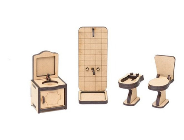 Muebles Para Muñecas Lol Playmovil Combo Baño - Oferta! 0