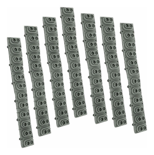 Kit Completo 7 Borrachas Originais P/ Controlador Cme Uf7 0