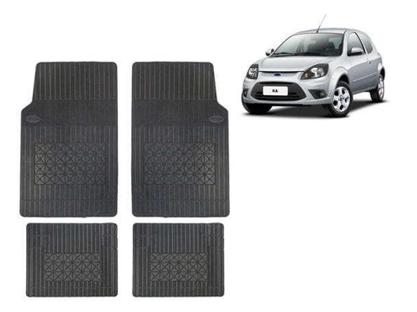Juego Alfombras Ford Ka/fiesta/ecosport 4 Piezas 0