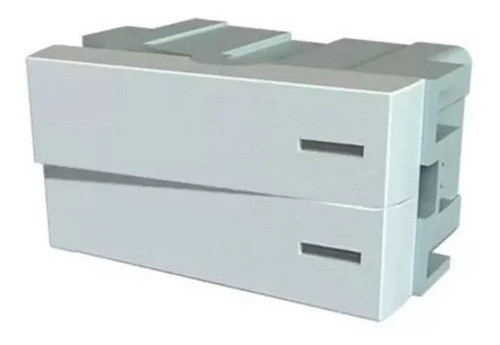 Modulo 1/2 Tecla Doble Punto Combinada Jeluz Platinum X20 0