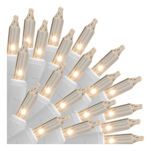 Luces De Navidad, Luces Transparentes Para Exteriores, Cable 0