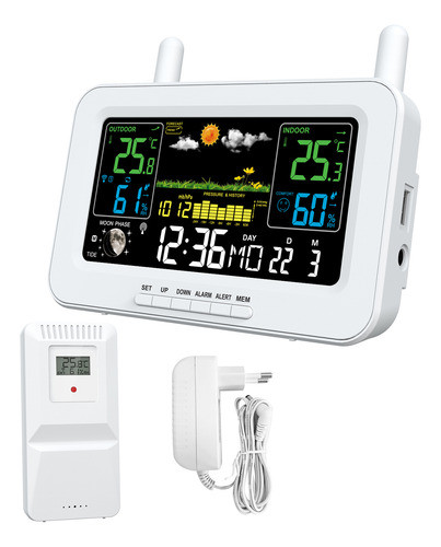 Estação Meteorológica (msf, Função Dst) Com Dcf Moon And (ww 0