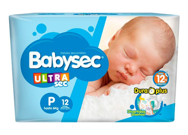 Pañal  Ulregch 12 Un Babysec Pañales P/bebe 0