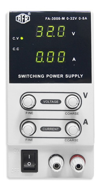 Fonte De Alimentação Digital Bancada 30v 5a Afr Fa3005m 0