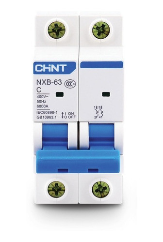 Llave Termica Termomagnetica Bipolar 20a Chint 6ka Calidad 0