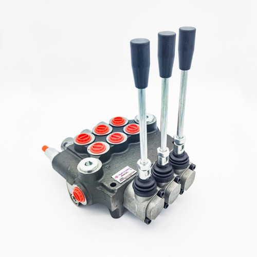 Comando Hidráulico - Válvula Distribuidora 3 Cuerpos 80 Lts 0