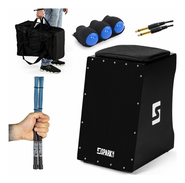 Cajon + Vassourinha + Cabo + Shaker + Bag 0 Cajon + Vassourinha + Cabo + Shaker + Bag 0