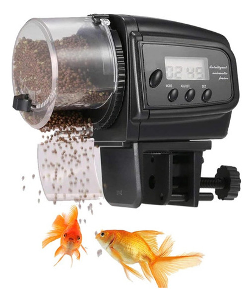 Alimentador Automatico Peixes Aquario 4 Vezes/dia + Manual 0