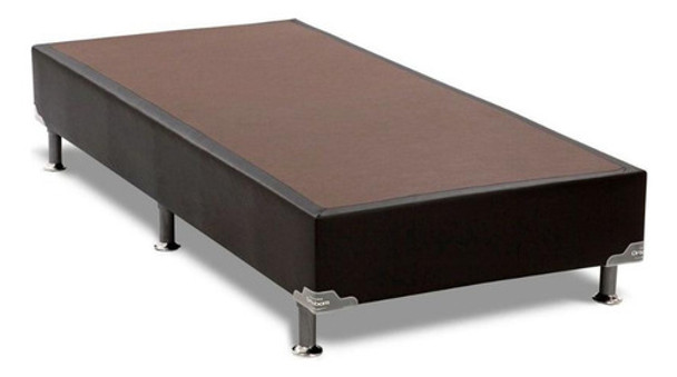 Cama Box Base Solteiro Americana Courano Preto (88x23)ortob 0