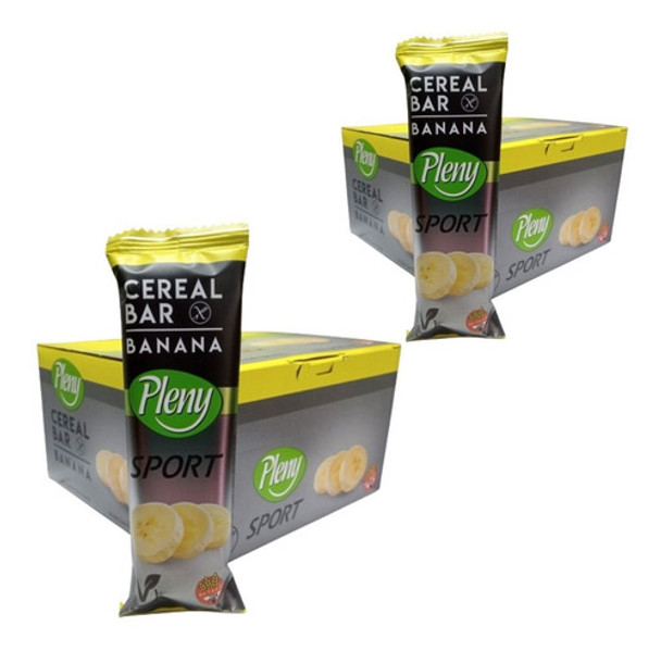 Combo Barritas Cereal Sin Tacc Banana Pleny Sport Pack X2 0