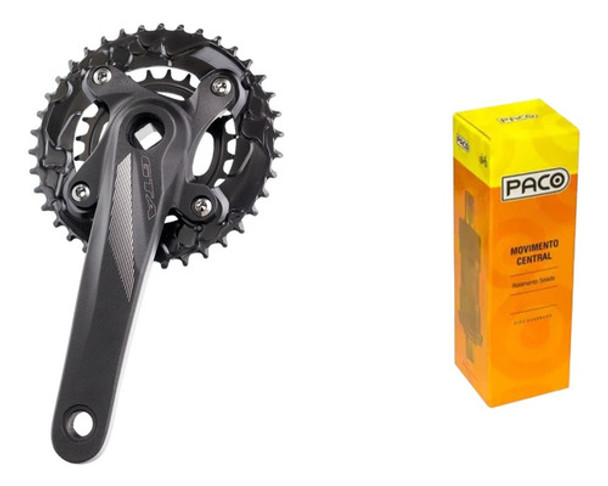 Pedivela Bike Pedivela Ponta Quadrada Com Movimento Central 0