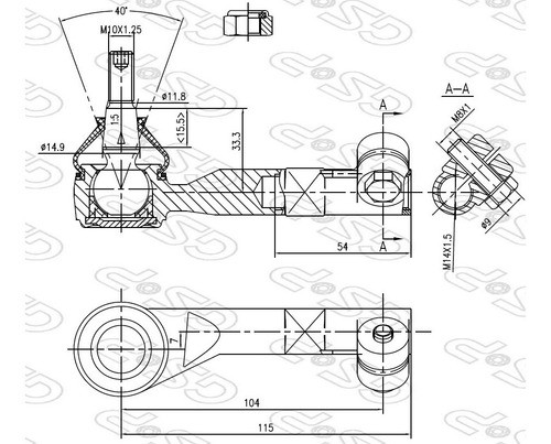 Puntero Der Ayd Renault Twingo 98-02 0