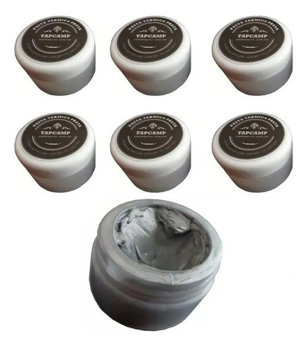 06 Unid Pasta Térmica Prata, Silver Processador Cooler 20g 0