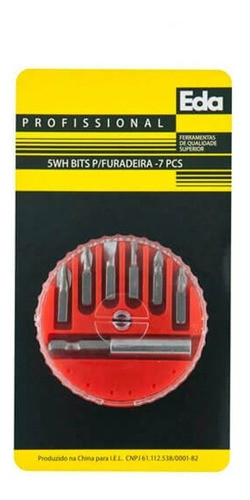 Jogo Ponteira Furadeira Parafusadeira Adaptador 7 Peças 0