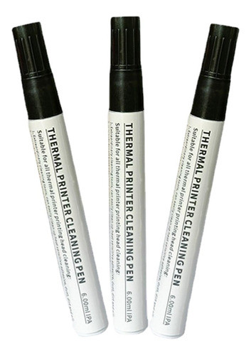3x Caneta De Limpeza De Impressora Térmica, Caneta De 0
