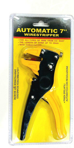Pinza Alicate Pelacable Automática 7  0.2-6mm 0