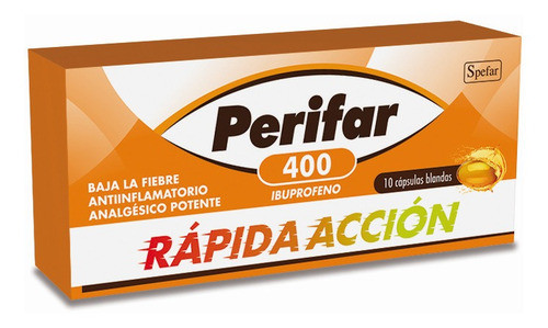 Perifar 400 10 Cápsulas Blandas 0