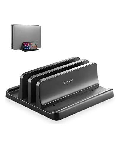 Soporte Vertical Para Laptop Ajustable Doble Ranura 0