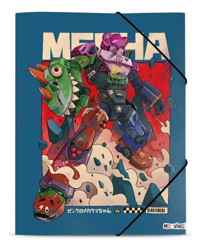 Carpeta Oficio 3 Solapas Con Elastico N*5 Mooving Fortnite 0