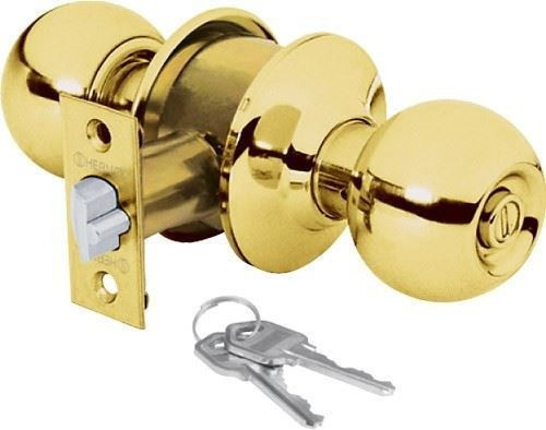 Pomo Ply Bronce Sist. Llave/botón Ciego Hermex -ynter Indust 0