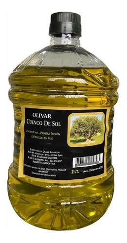 Aceite De Oliva. 2 L. Olivar Cuenco De Sol. 1* Prens. Frio. 0