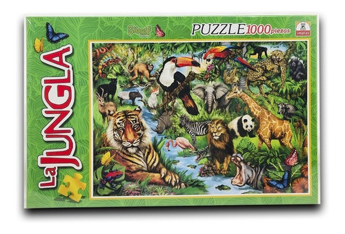 Rompecabezas Puzzle La Jungla 1000 Piezas Sharif Express 0