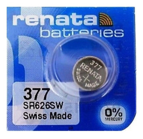 Pila Renata Silver Oxide 377 Botón 0